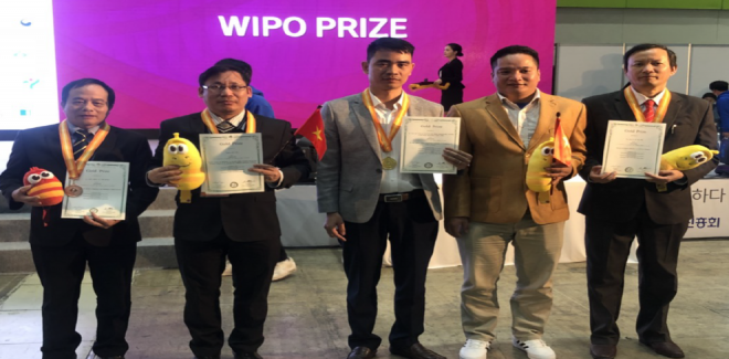 Lễ trao huy chương vàng  - Triển lãm Công nghệ quốc tế SIIF tại Seoul Hàn Quốc (năm 2019) 
