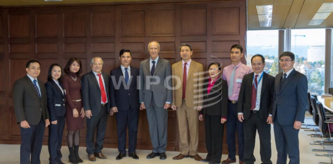Đoàn báo cáo của Việt Nam - Trụ sở tổ chức Sở Hữu Trí Thuệ Thế Giới - Geneva Thụy Sỹ (2017)